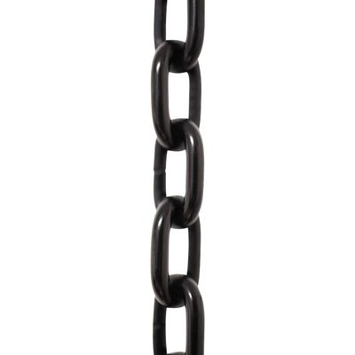RCH Hardware CH-S53-14-BLK Steel Clock Chain 14 Gauge, Black (1 Foot)