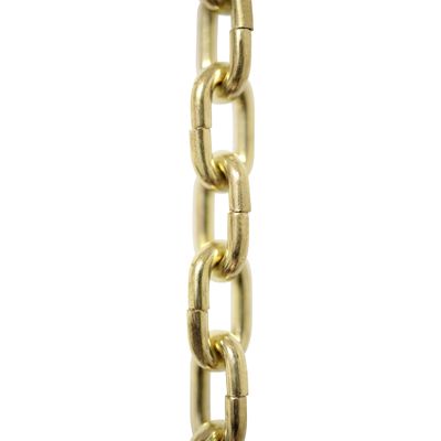 RCH Hardware CH-S53-14-PB Steel Clock Chain 14 Gauge, Polished Brass (1 Foot)