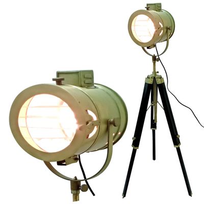 THOR INSTRUMENTS Modern Home Study Prop Vintage Brass Spot Light with Tripod Floor Stand Home Decor Rustic Vintage Home Decor Gifts