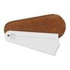 Spyderco Fine Grit Golden Stone Sharpener - Alumina Ceramic, Duckfoot Shape, Versatile Sharpening Device, with Suede Case - Model 308F view 4