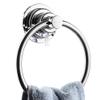 BOPai Drill Free Powerful Vacuum Suction Cup Towel Ring Shower Washcloth Hand Towel Round Holder view 1