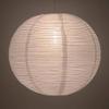PaperLanternStore.com 14 Inch White Fine Line Premium Even Ribbing Paper Lantern, Extra Sturdy view 3