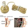 Piezoelectric Crystal Earphone 20K Ohm Bare Wire Leads for Crystal Radio view 2