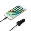 Amazon Basics 12W (5V, 2.4A) Fast Car Charger with Coiled Lightning Cable, MFi Certified for iPhone, iPad and Apple Devices, 1.5 ft, Black view 3