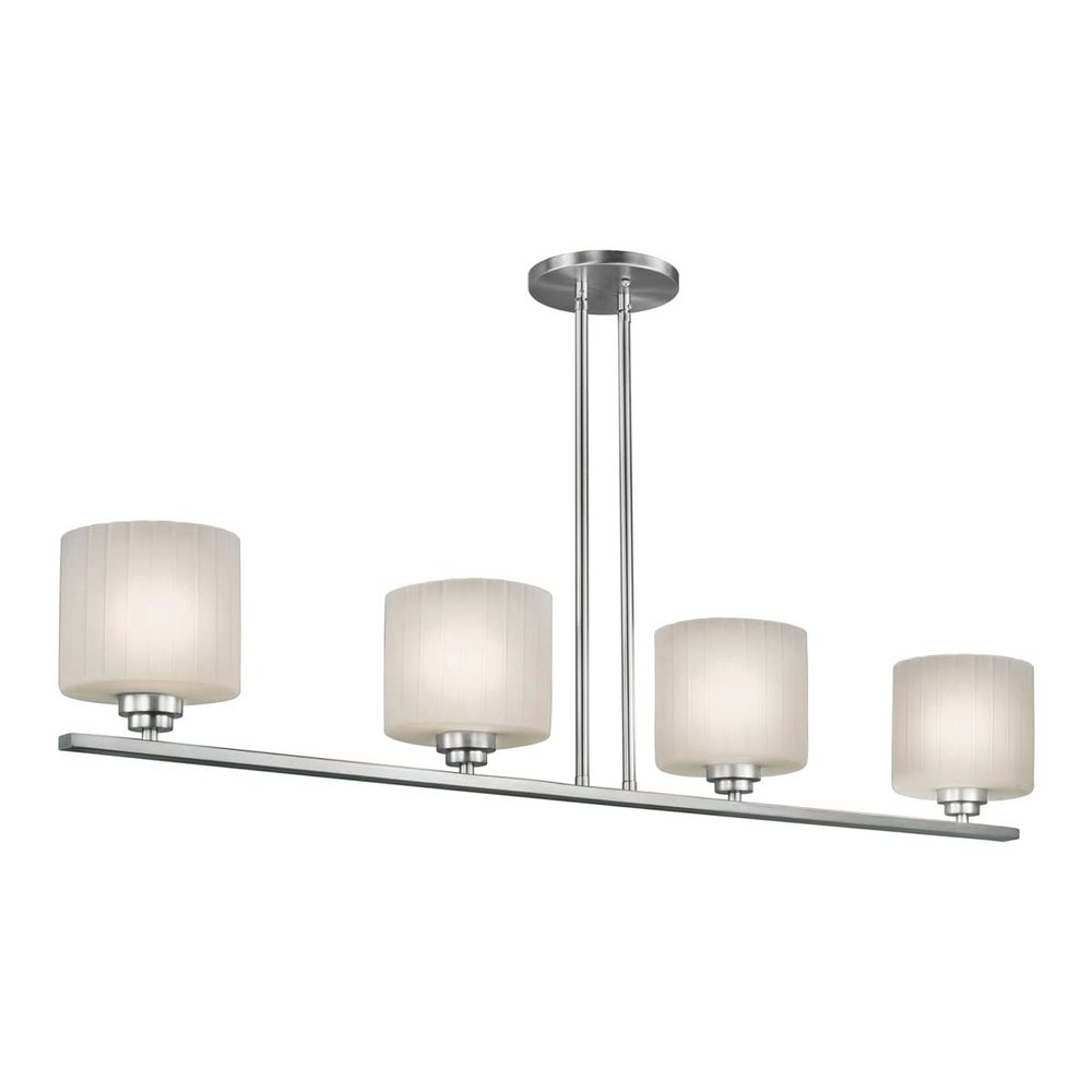 FORTE Oscar - 4 Light Island Pendant-7.75 Inches Tall and 6 Inches Wide