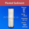 One Year Supply of Filters for System with Pleated Sediment Cartridge Amplified Surface Area, Removes Sand, Dirt, Rust, Extended Filter Life WELL-MATCHED with WHKF-WHPL, 801-50, WB-50W, SPC-25-1050 view 2