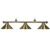 RAM Gamerooms PR54 Antique Brass 3-Light Billiard-Light - PR54 view 1