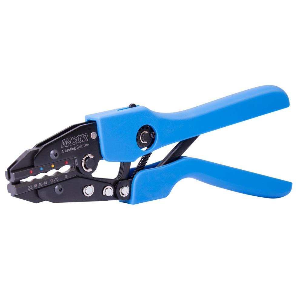 703010 Ancor Single Crimp Ratchet Tool for 22-8 AWG Heatshrink, Vinyl & Nylon in