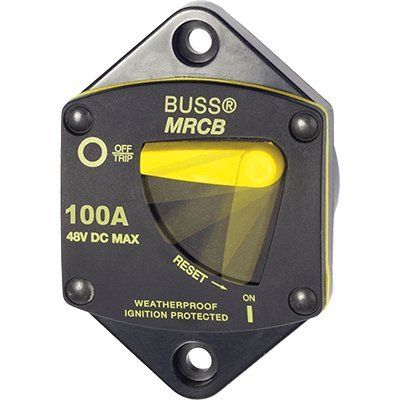 Breaker, 187, Panel Mnt Dc 100a