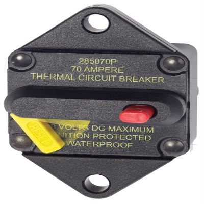 Blue Sea Systems 7085 Series 285 Circuit Breaker - Panel Mount 70A