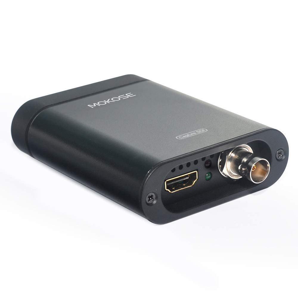 MOKOSE USB3.0 HDMI/SDI Video Capture Card for Windows, Linux, OS X (Mac) HD Loop Thru Game Dongle Grabber Device 1080P 60fps UVC Free Driver Box