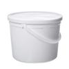 Consolidated Plastics 42586 Pail With Handle, HDPE, 5 quart, White, 10 Piece view 1