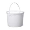 Consolidated Plastics 42586 Pail With Handle, HDPE, 5 quart, White, 10 Piece view 3