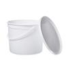 Consolidated Plastics 42586 Pail With Handle, HDPE, 5 quart, White, 10 Piece view 4