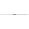 Drain Brush with Black Bristles White Plastic 4' Rigid Handle- 6"Dia view 2
