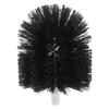 Drain Brush with Black Bristles White Plastic 4' Rigid Handle- 6"Dia view 3