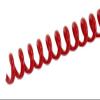 Spiral Coil Binding Spines 8mm x 381mm, Standard Red, 100/Pack view 1