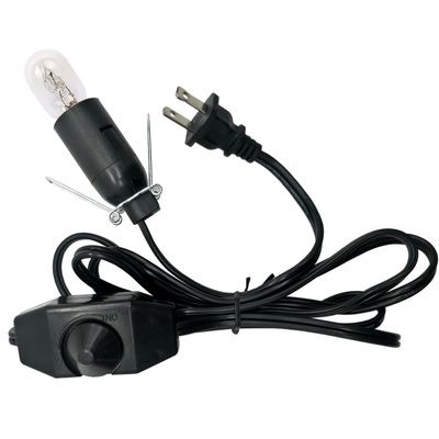 haraqi Himalayan Salt Lamp Cord and Bulb with Dimmer Switch