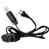 haraqi Himalayan Salt Lamp Cord and Bulb with Dimmer Switch view 1