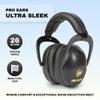 Pro Ears Ultra Sleek Passive Hearing Protection Ear Muffs, Superior Comfort for Long Gun Use, Indoor and Outdoor Range, NRR 26, Made in USA, Adjustable and Padded, Max 5 Camo view 2