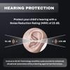 Pro Ears ReVO Electronic Earmuffs, Child-Sized Hearing Protection Muff, NRR 25, Dual Circuit Boards, Exclusive DLSC Technology, Pro Form Leather Seals, Made in USA, Purple Rain view 4