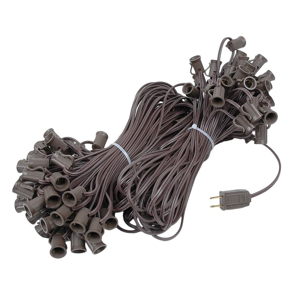 Novelty Lights 200 Foot C7 Outdoor String Light Christmas Stringer