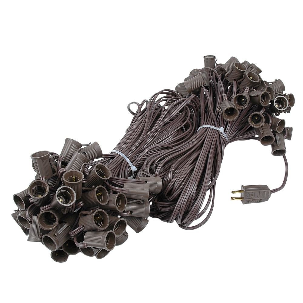 Novelty Lights 200 Foot C9 Outdoor String Light & Christmas Stringer
