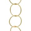 RCH Hardware CH-41L-PB Brass Chandelier Chain, Polished Brass (1 Foot) view 1