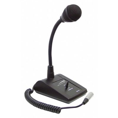 Speco Technologies Tabletop Microphone,Adjustable Gooseneck MHL5S - 1 Each