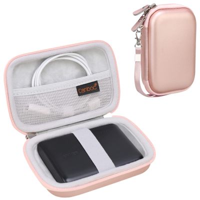 Canboc Hard Case for Anker PowerCore 13000 Portable Charger, Rose Gold