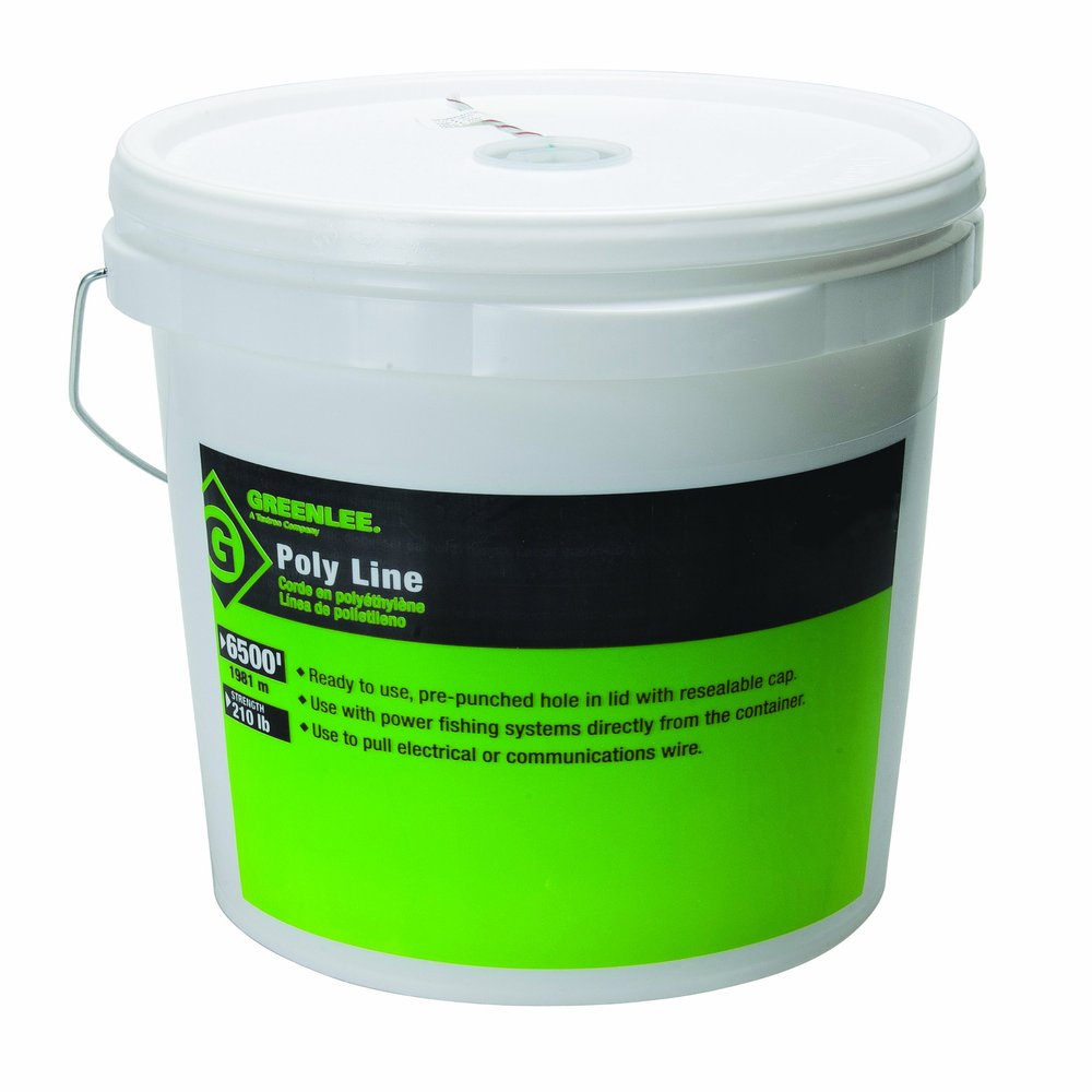 Greenlee Textron 37959 Poly Tracer Fish Line, 2200-Feet, Red