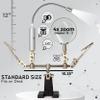 RamPro - Helping Hand Magnifier Glass Stand - Magnifying Lens, Perfect for Soldering, Crafting & Inspecting Micro Objects view 2