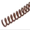 Spiral Coil Binding Spines 8mm x 915mm, Medium Brown, 100/Pack view 2