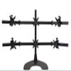 Ergotech Hex 3 Over 3 LCD Monitor Desk Stand (100-D28-B33) view 1