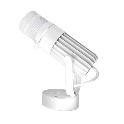 LUMINTURS 10W LED Ceiling Picture Spot Downlight Focus Adjustable Zoom Zoomable Lamp Fixture Light White-Finish Warm white