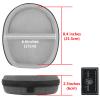 Geekria Shield Case Compatible with Jabra Evolve275, Evolve265, Evolve255, Evolve250, Evolve230 Case, Replacement Protective Hard Shell Travel Carrying Bag with Cable Storage (Grey) view 4