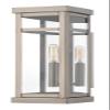 Livex Lighting 20703-91 1-Light Outdoor Wall Lantern, Brushed Nickel view 1