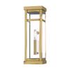 Livex Lighting 20703-91 1-Light Outdoor Wall Lantern, Brushed Nickel view 4
