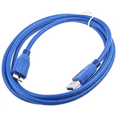 ABLEGRID USB 3.0 Cable PC Laptop Data Sync Cord for Seagate FreeAgent GoFlex 9ZQ2P5-500 2 TB 9ZQ2N1-500 1 TB STAC1000103 9ZQ2N2-500 2TB Free Agent Go Flex Desk External Hard Disk Drive HDD HD