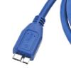 ABLEGRID USB 3.0 Cable PC Laptop Data Sync Cord for Seagate FreeAgent GoFlex 9ZQ2P5-500 2 TB 9ZQ2N1-500 1 TB STAC1000103 9ZQ2N2-500 2TB Free Agent Go Flex Desk External Hard Disk Drive HDD HD view 2