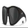 Wiley X ROMER 3 Sunglasses, Ballistic Rated ANSI Z87 Safety Glasses, UV Eye Protection for Shooting, Fishing, Biking, and Extreme Sports, Black Frames, Changeable Tinted and Clear Lenses view 1