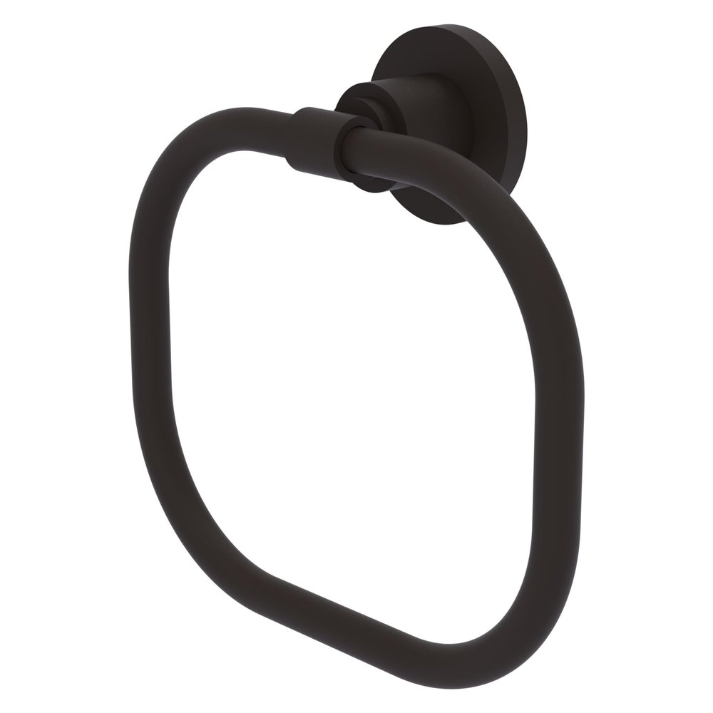 Allied Brass WS-16 Washington Square Collection Towel Ring, Oil Rubbed Bronze