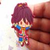 Black Butler Cosplay Prince Soma PVC Figure Cell Phone Strap Charm view 3