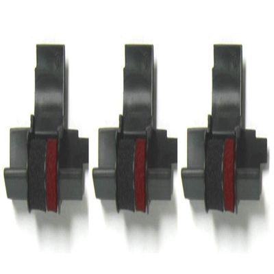 (3 Pack) Multi-Compatible IR-40T Black/Red Ink Replacement for Sharp EL-1801V EL-1750V Casio HR-170RC HR-200RC Canon P23-DHV-3 Catiga CP30A CP90A Victor 1208-2 and More