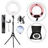 Yidoblo 18 Inch 96W LED Ring Light Kit FD-480 with Tripod Stand Dimmable Bicolor Photography Lighting for Photo Studio Video Portrait Selfie YouTube with Phone/Camera Bracket, Makeup Mirror, Bag Pink view 1