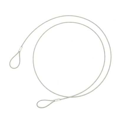 Safety Cable Lock 48 Long, Luggage Lock Safety Cable Lightweight Braided Stainless Steel by Ovener