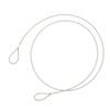 Safety Cable Lock 48 Long, Luggage Lock Safety Cable Lightweight Braided Stainless Steel by Ovener view 1