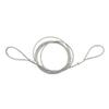 Safety Cable Lock 48 Long, Luggage Lock Safety Cable Lightweight Braided Stainless Steel by Ovener view 2