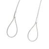 Safety Cable Lock 48 Long, Luggage Lock Safety Cable Lightweight Braided Stainless Steel by Ovener view 3