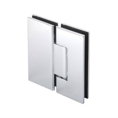 CRL MEL180CH Polished Chrome Melbourne 180 Degree Glass-to-Glass Hinge